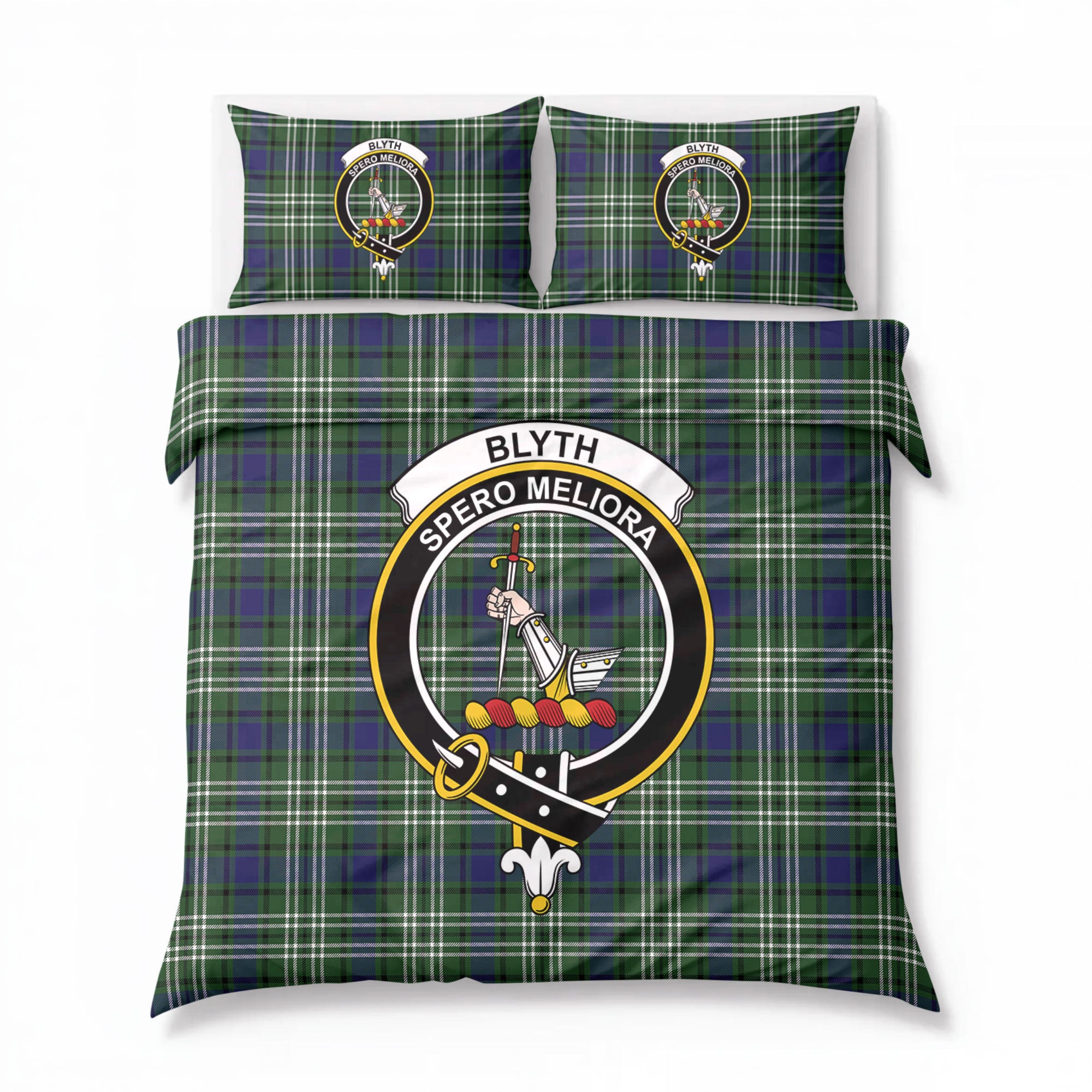 Blyth Tartan Crest Bedding Set