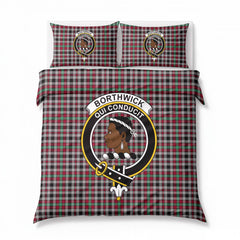 Borthwick Ancient Tartan Crest Bedding Set