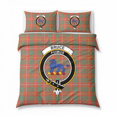 Bruce Ancient Tartan Crest Bedding Set