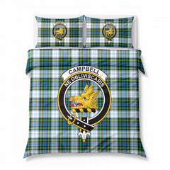 Campbell Dress Tartan Crest Bedding Set