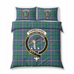 Carmichael Ancient Tartan Crest Bedding Set