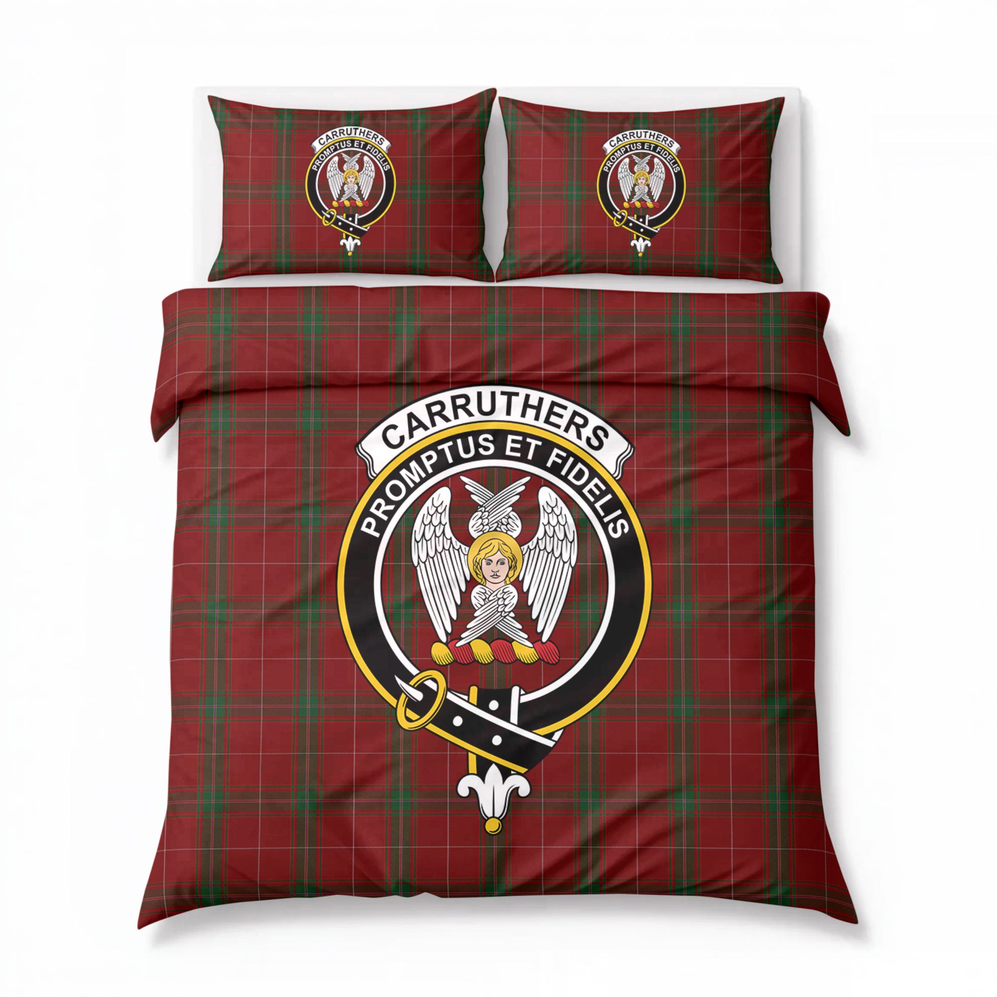 Carruthers Tartan Crest Bedding Set