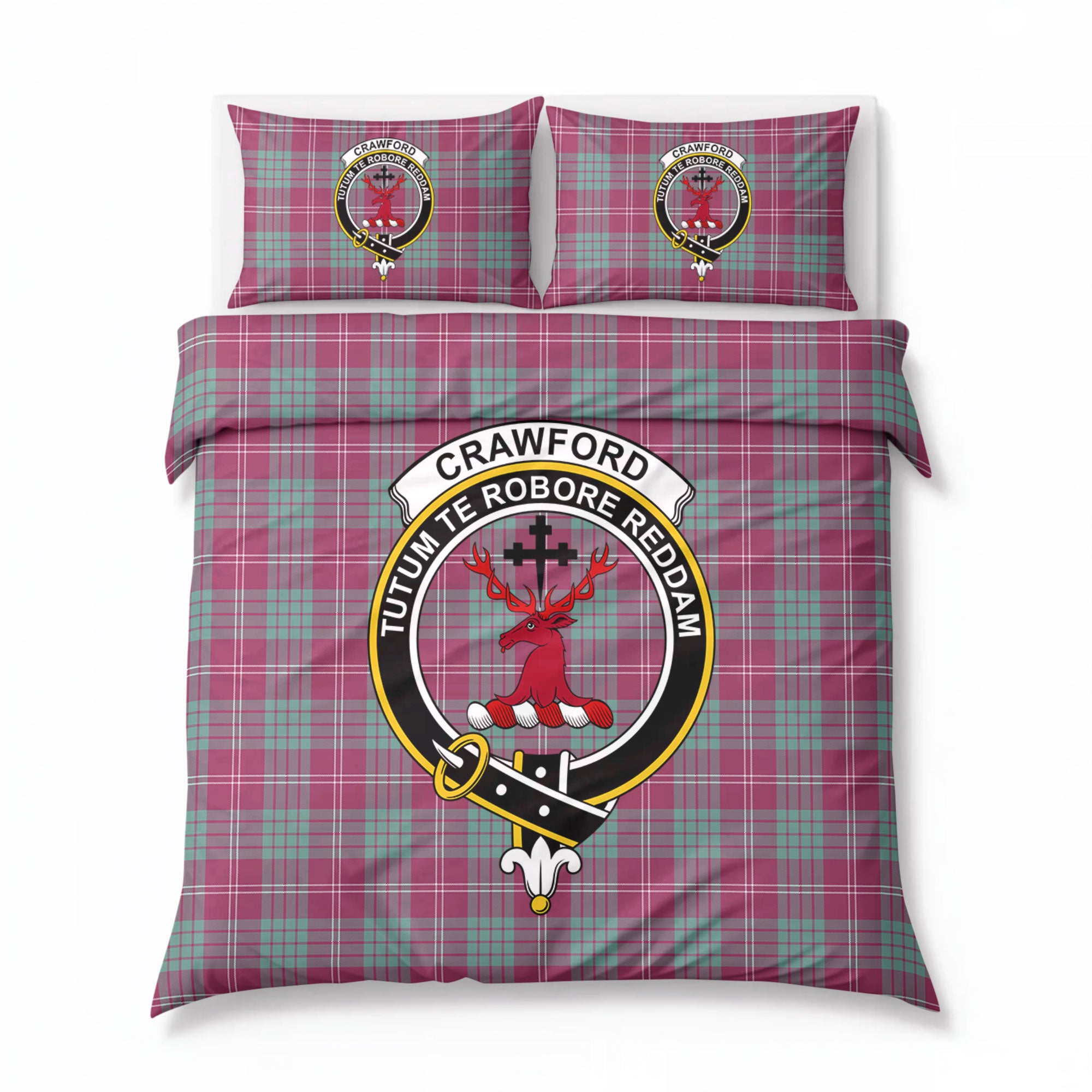 Crawford Ancient Tartan Crest Bedding Set