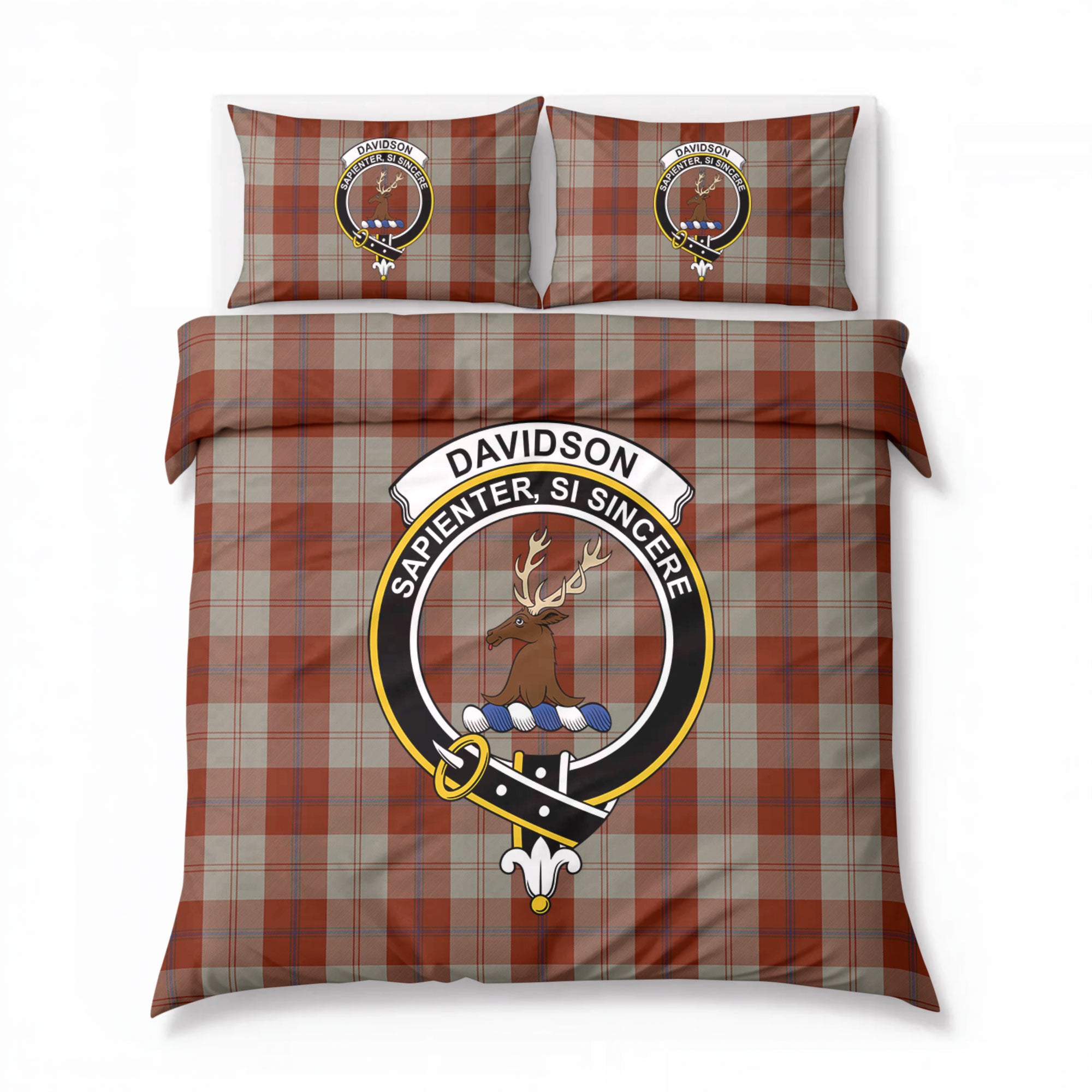 Davidson Dress Dancers Tartan Crest Bedding Set