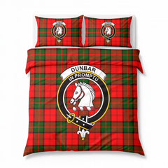 Dunbar Modern Tartan Crest Bedding Set