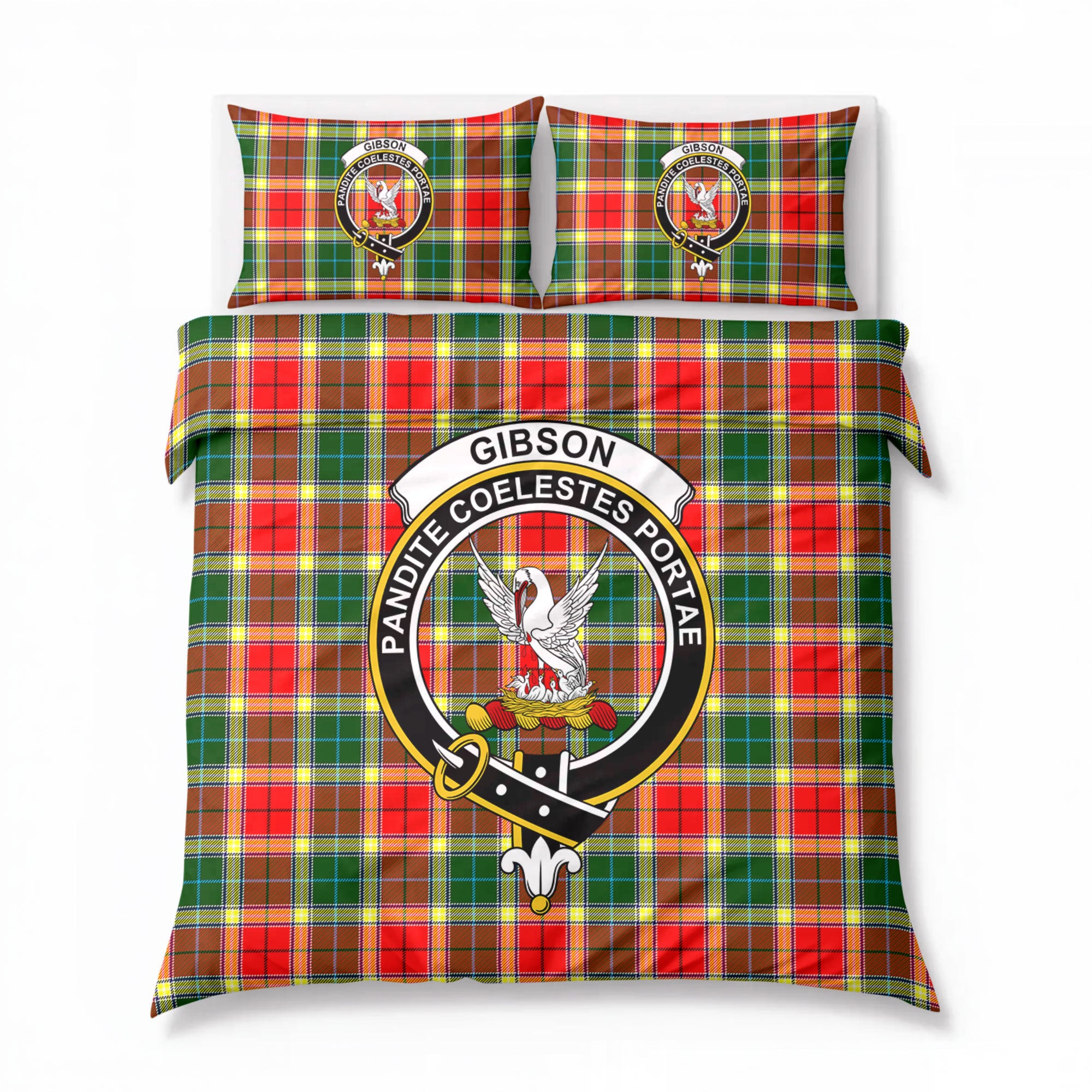 Gibson Tartan Crest Bedding Set