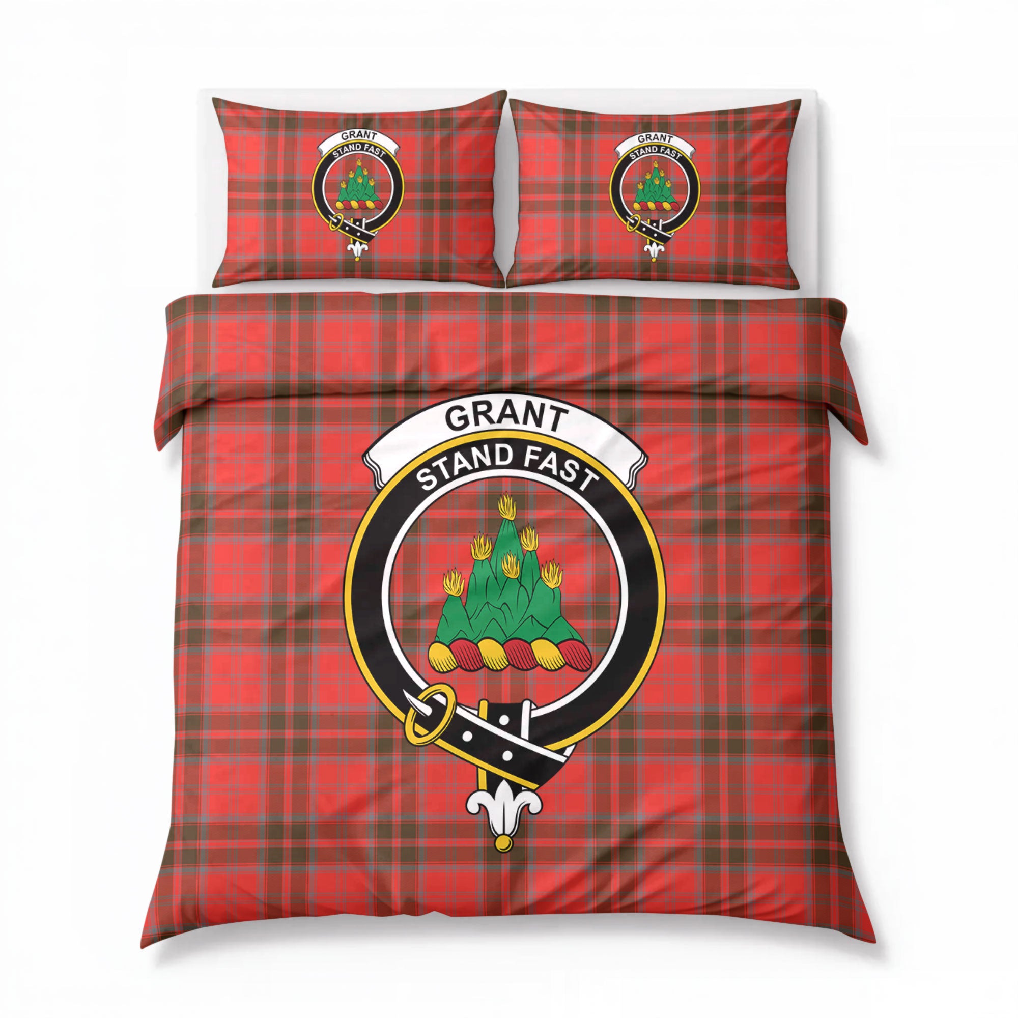 Grant Weathered  Tartan Crest Bedding Set