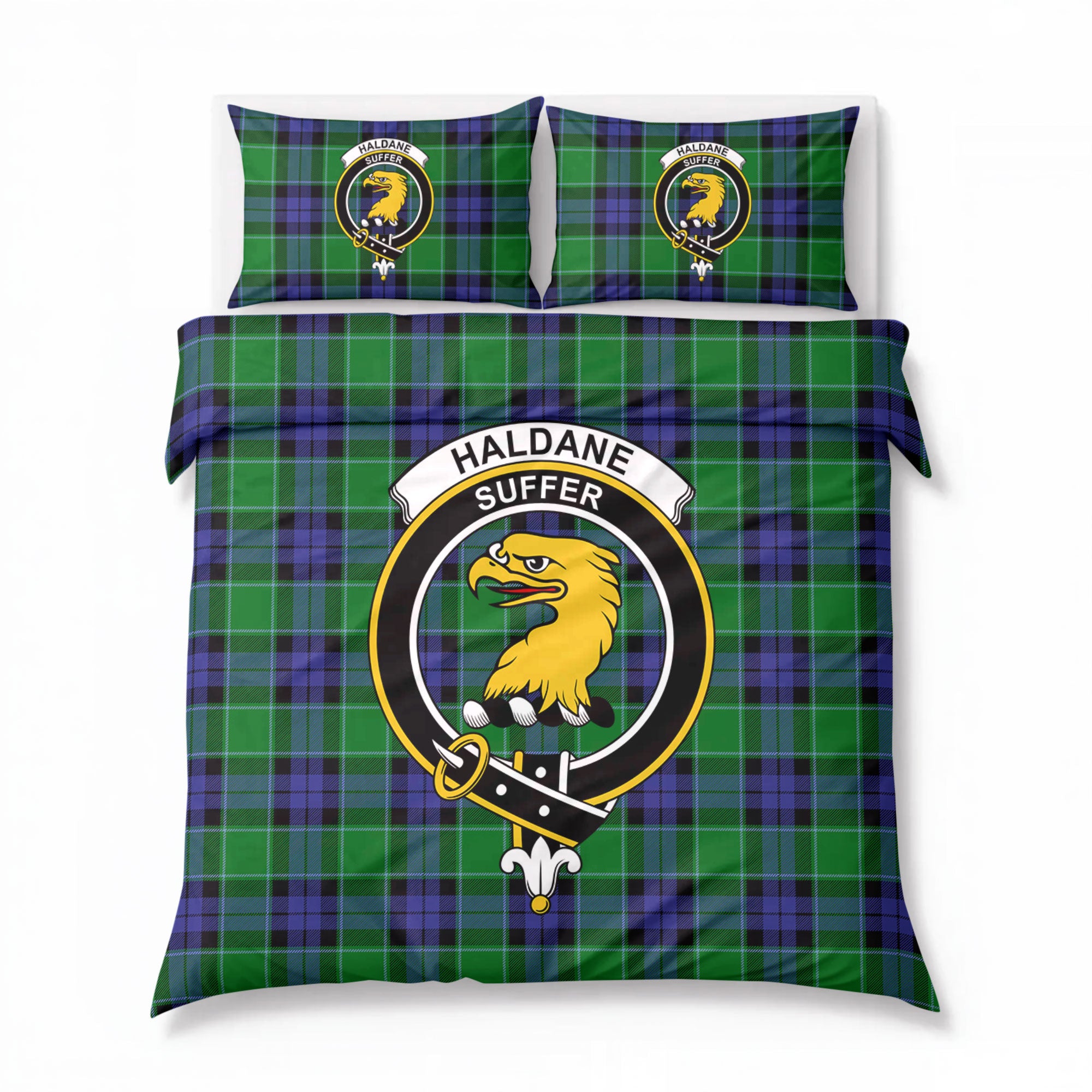 Haldane Tartan Crest Bedding Set