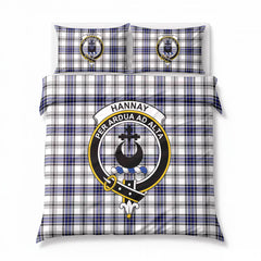 Hannay Modern Tartan Crest Bedding Set
