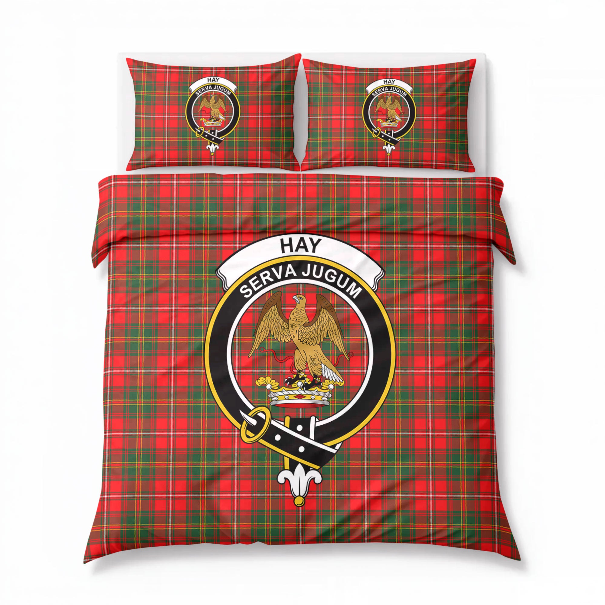 Hay Modern Tartan Crest Bedding Set