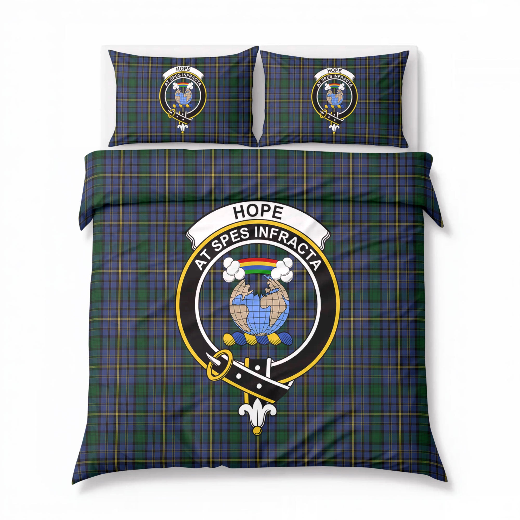 Hope Tartan Crest Bedding Set