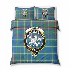 Inglis Ancient Tartan Crest Bedding Set