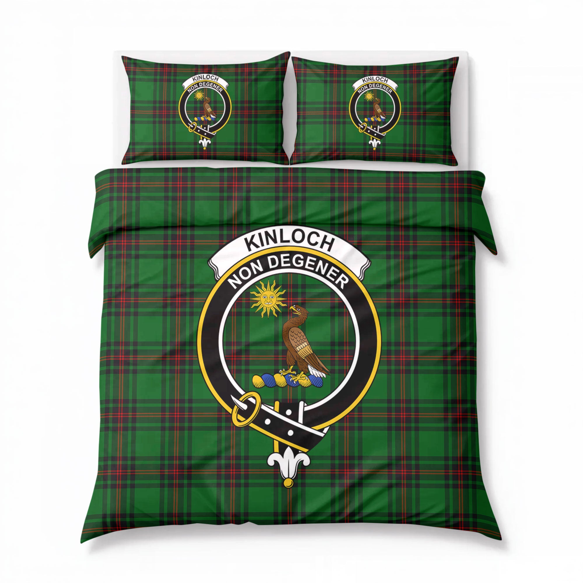 Kinloch Tartan Crest Bedding Set