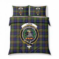 Laws Tartan Crest Bedding Set