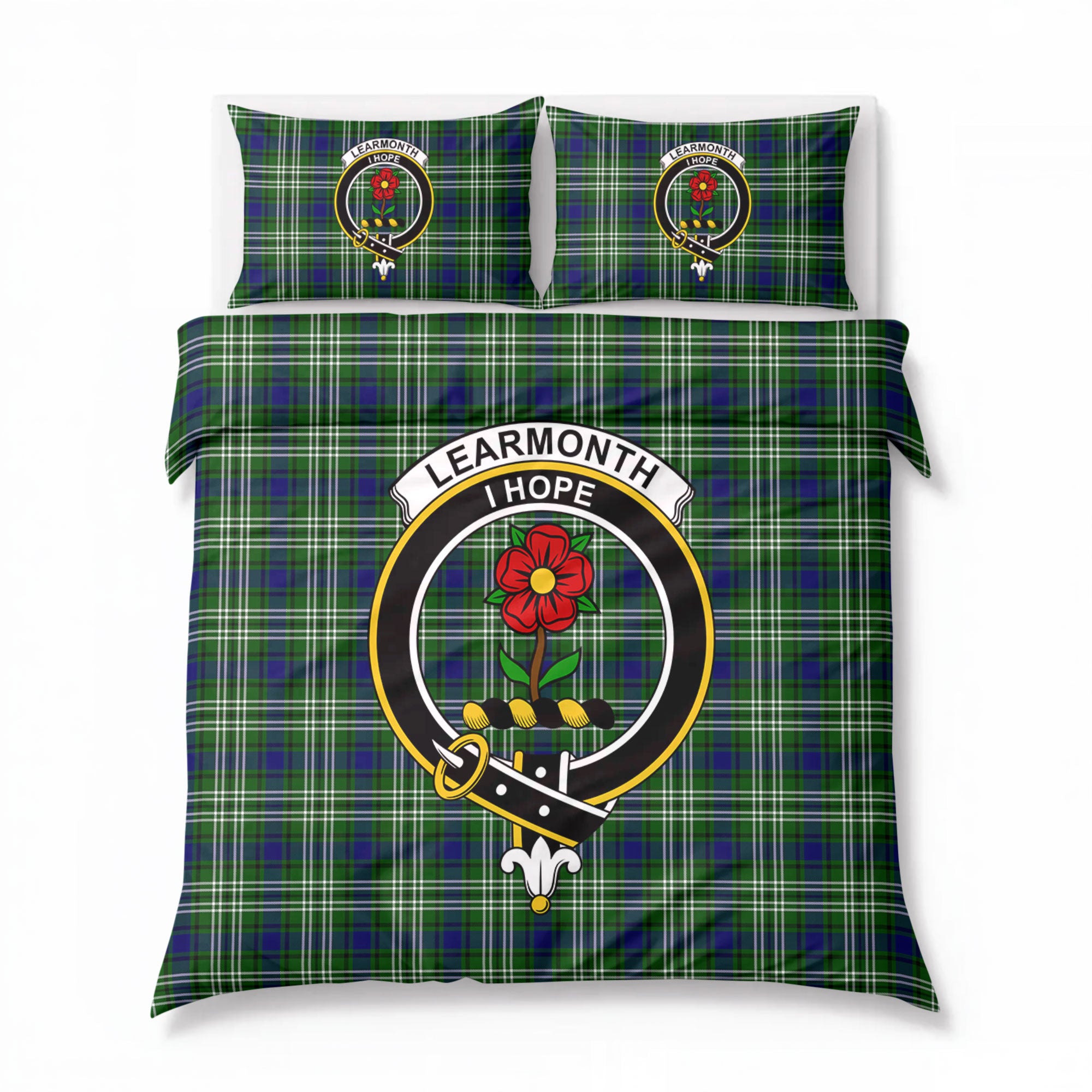 Learmonth Tartan Crest Bedding Set