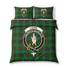 Logie Tartan Crest Bedding Set
