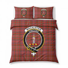 MacAlister Modern Tartan Crest Bedding Set