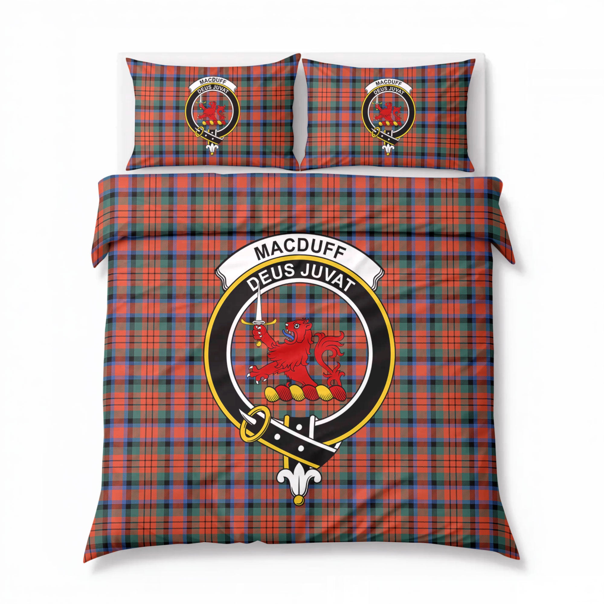 MacDuff Ancient Tartan Crest Bedding Set