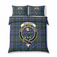 MacInnes Modern Tartan Crest Bedding Set