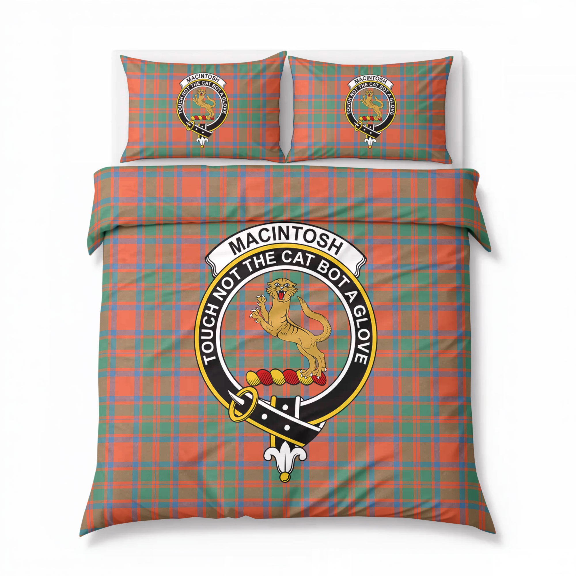 MacIntosh Ancient Tartan Crest Bedding Set