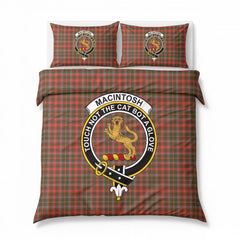 MacIntosh Hunting Weathered Tartan Crest Bedding Set