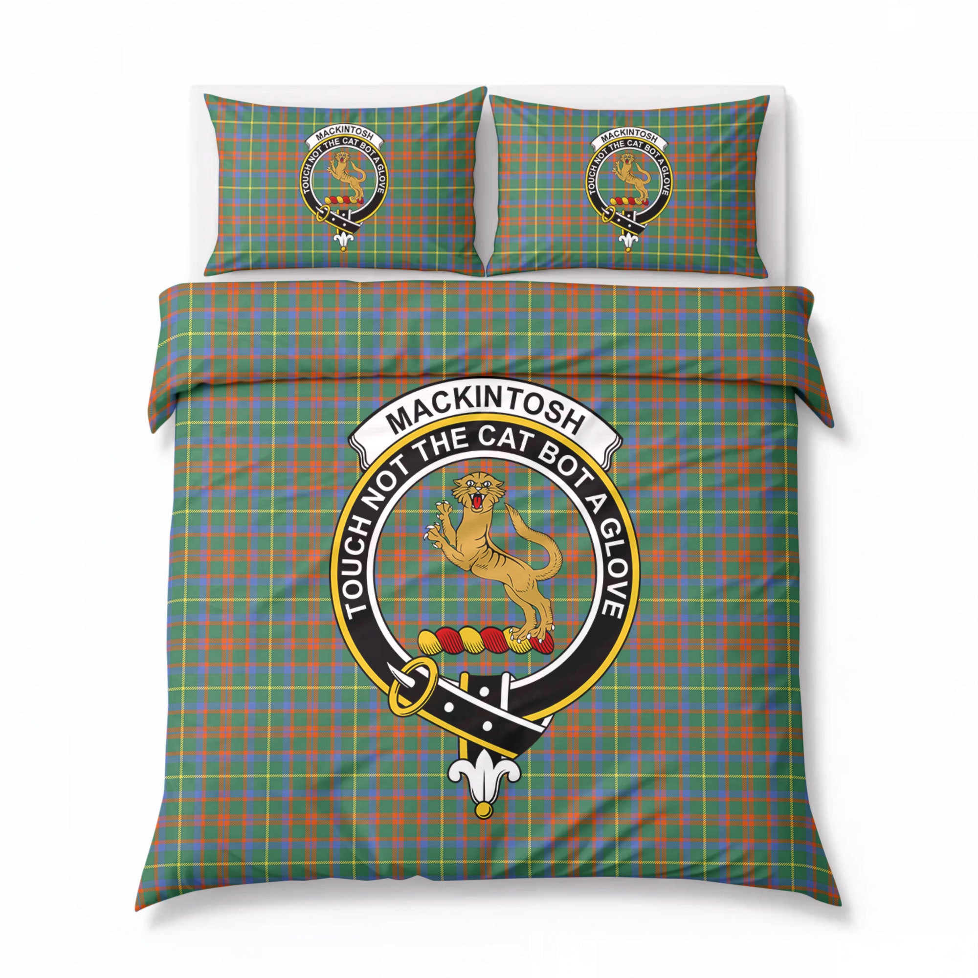 MacKintosh Hunting Ancient Tartan Crest Bedding Set