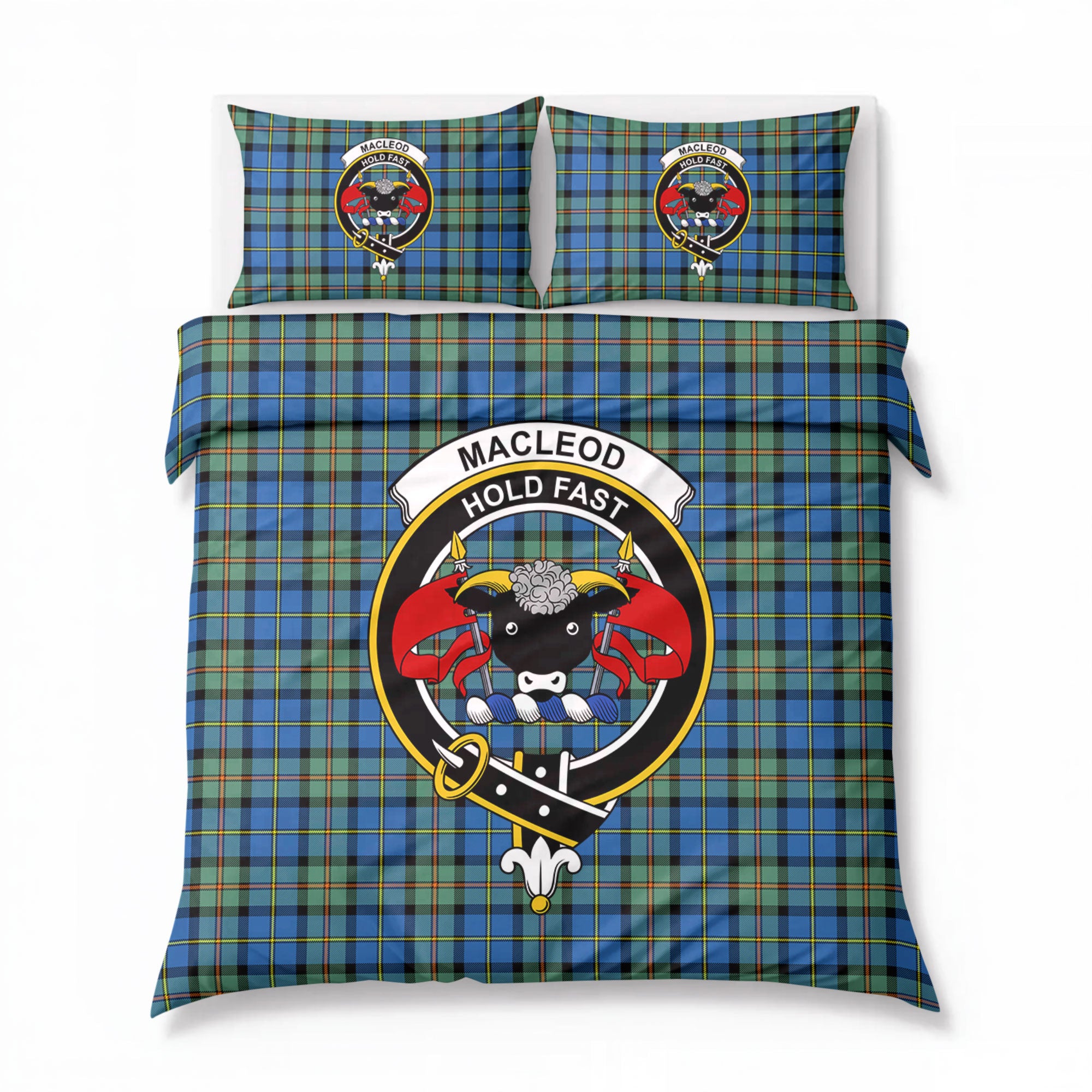 MacLeod of Harris Ancient Tartan Crest Bedding Set