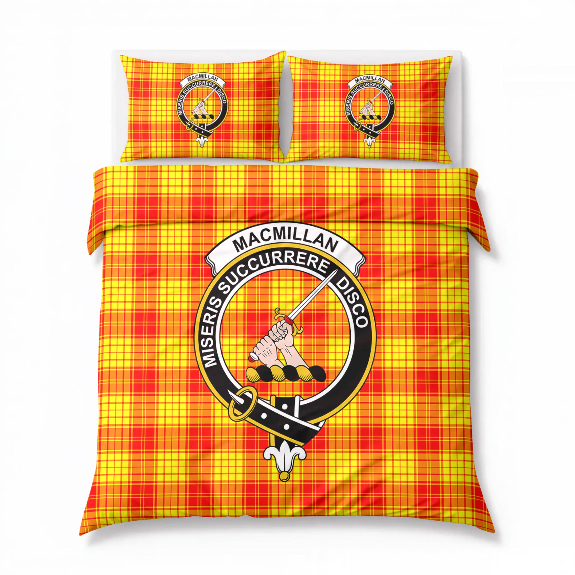 MacMillan Clan Tartan Crest Bedding Set