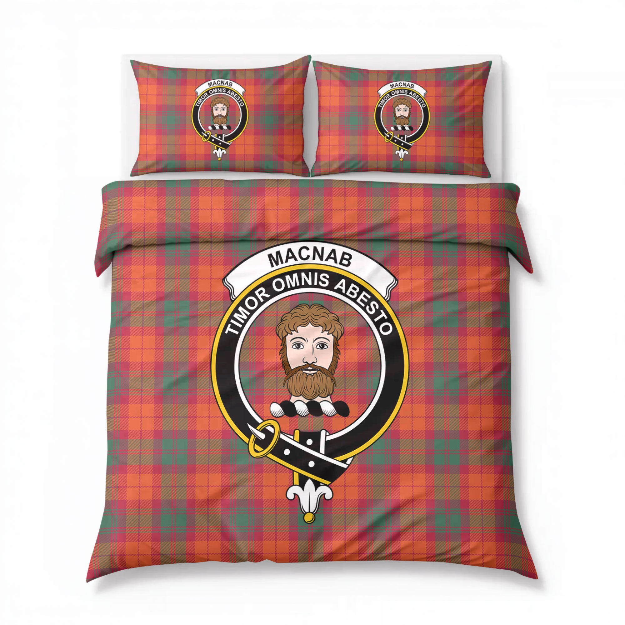 MacNab Ancient Tartan Crest Bedding Set