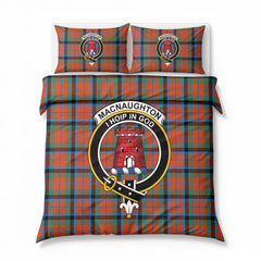MacNaughton Ancient Tartan Crest Bedding Set