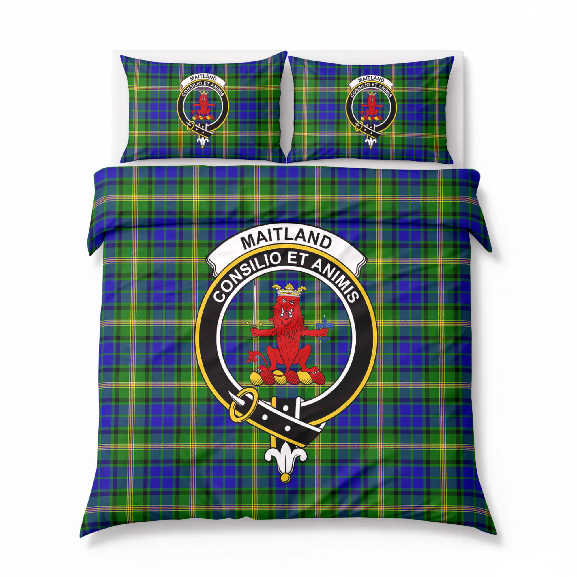 Maitland Tartan Crest Bedding Set