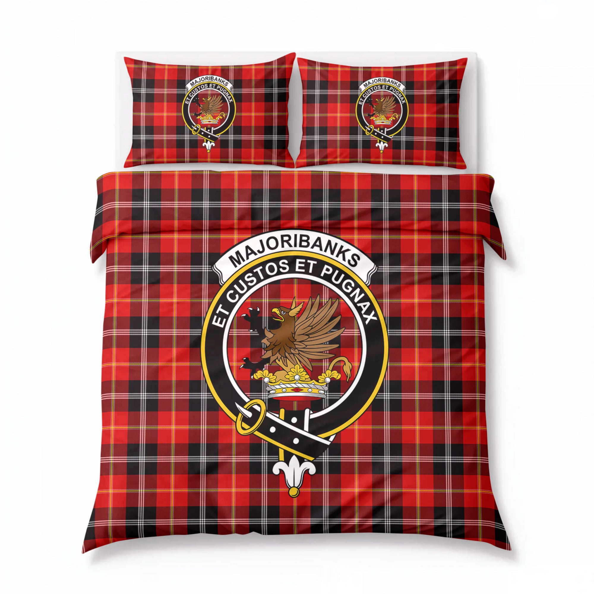 Majoribanks Tartan Crest Bedding Set