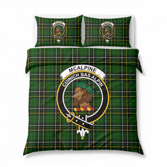 McAlpine Modern Tartan Crest Bedding Set