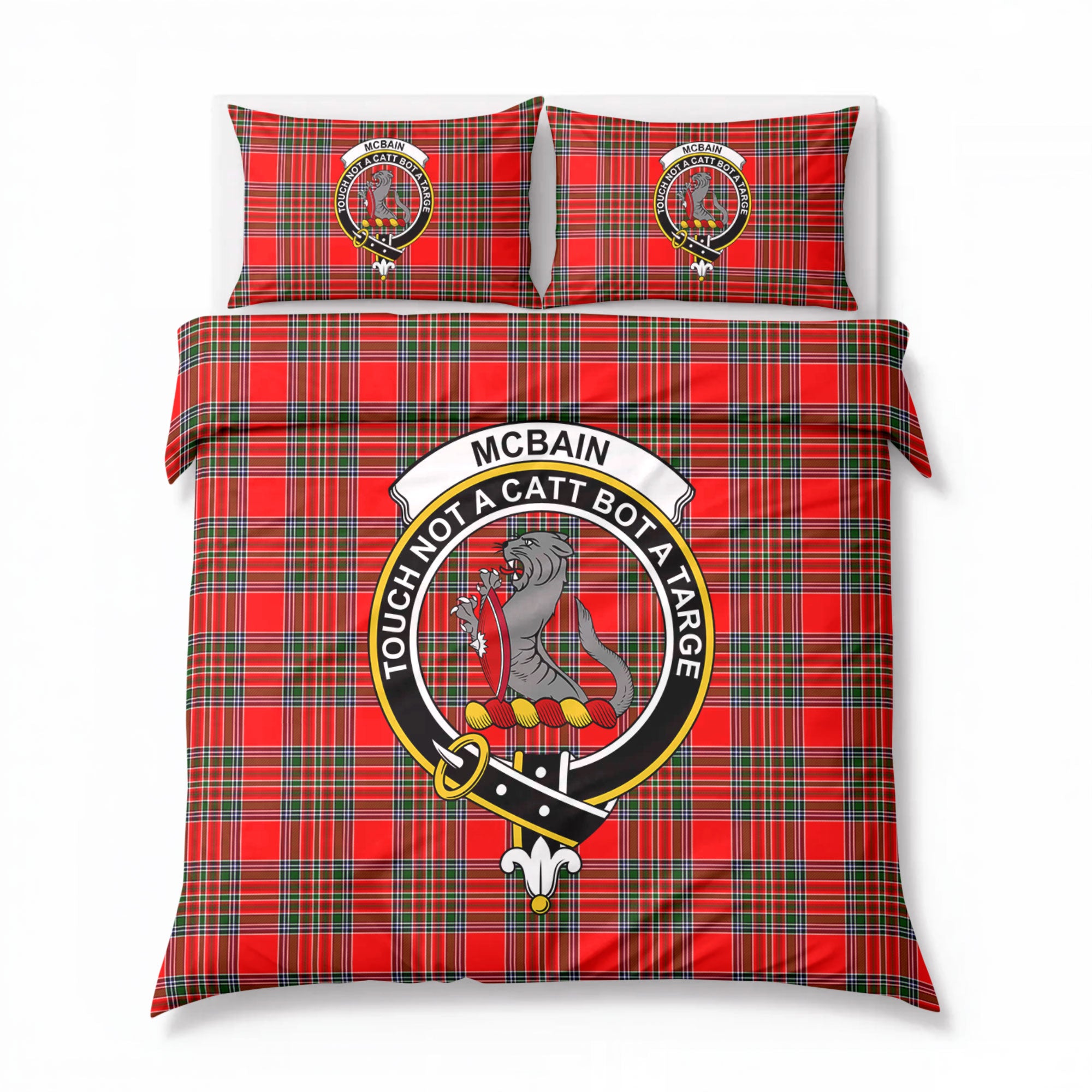 McBain Tartan Crest Bedding Set