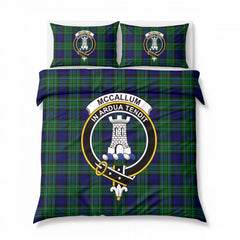 McCallum Modern Tartan Crest Bedding Set