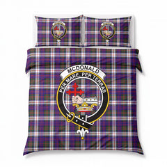 McDonald Dress Modern Tartan Crest Bedding Set