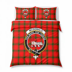 McDonald of Sleat Tartan Crest Bedding Set