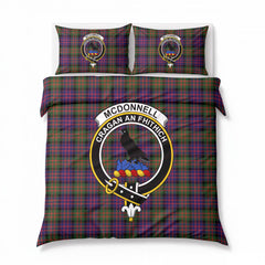 McDonnell of Glengarry Modern Tartan Crest Bedding Set