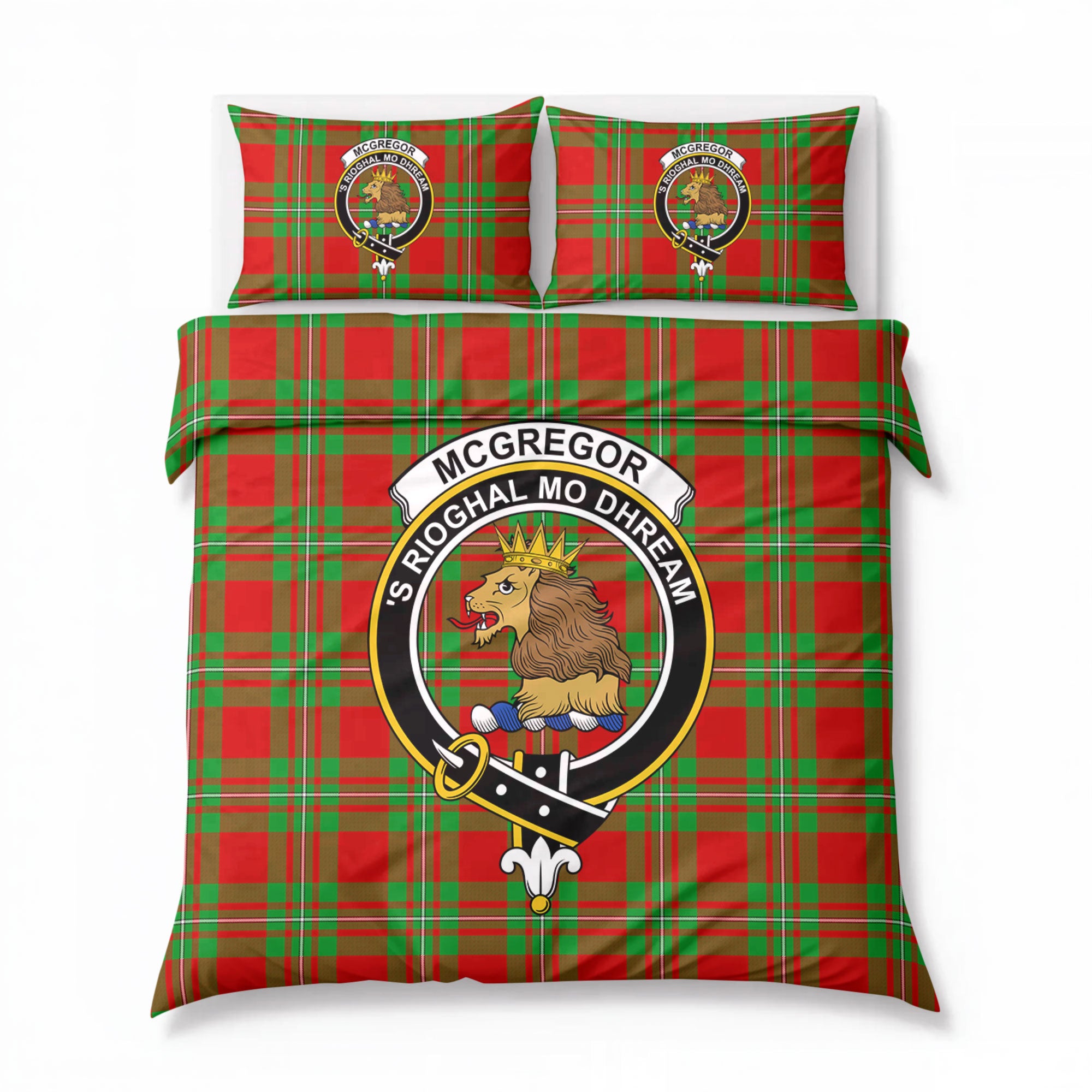McGregor Modern Tartan Crest Bedding Set