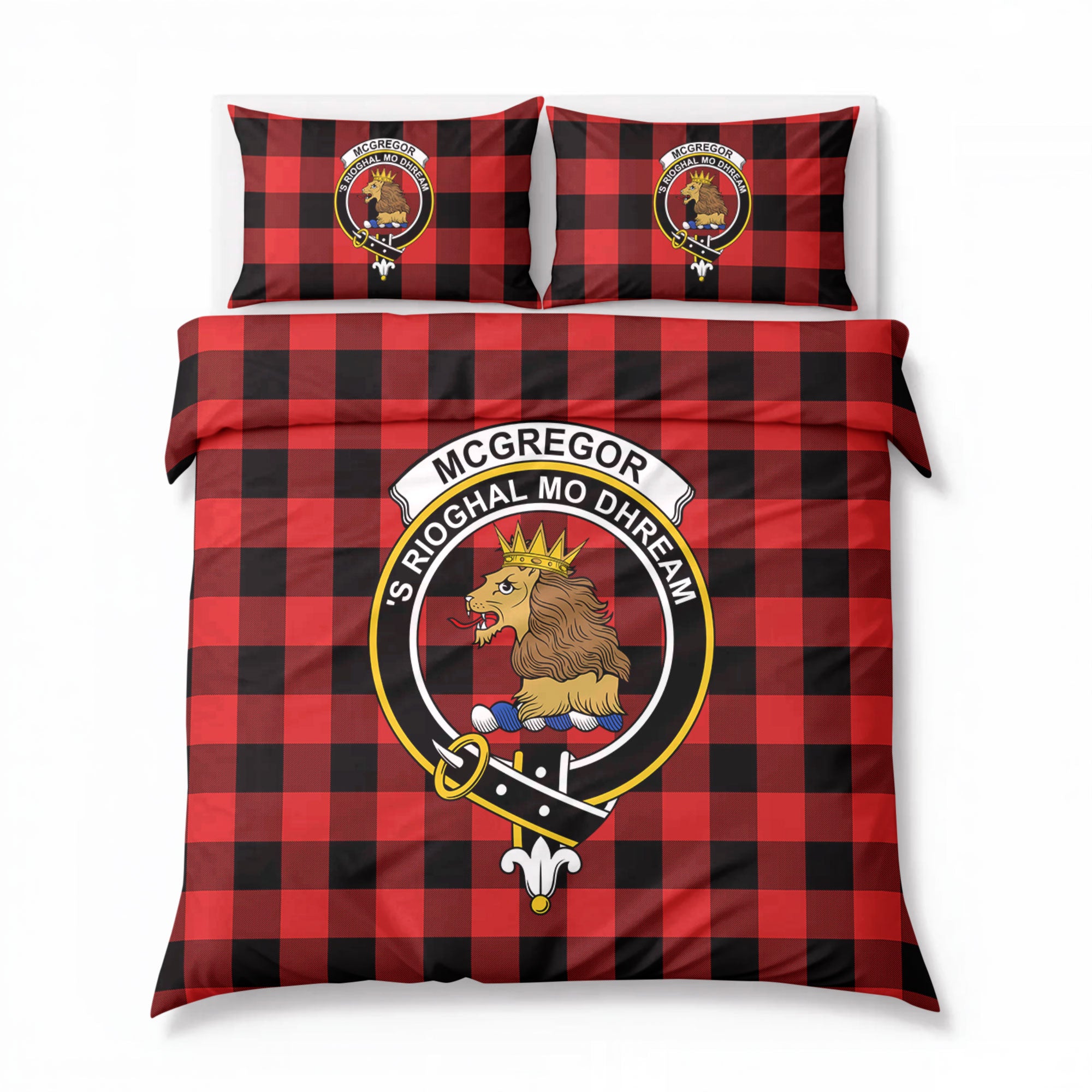 McGregor Rob Roy Modern Tartan Crest Bedding Set