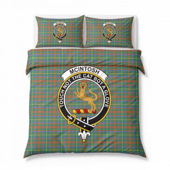 McIntosh Hunting Ancient Tartan Crest Bedding Set