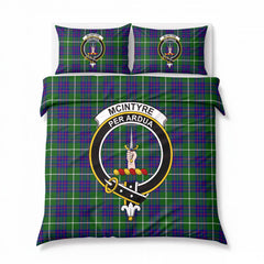 McIntyre Hunting Modern Tartan Crest Bedding Set