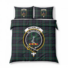 McKinlay Modern Tartan Crest Bedding Set