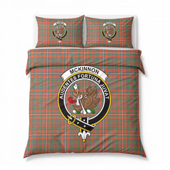 McKinnon Ancient Tartan Crest Bedding Set