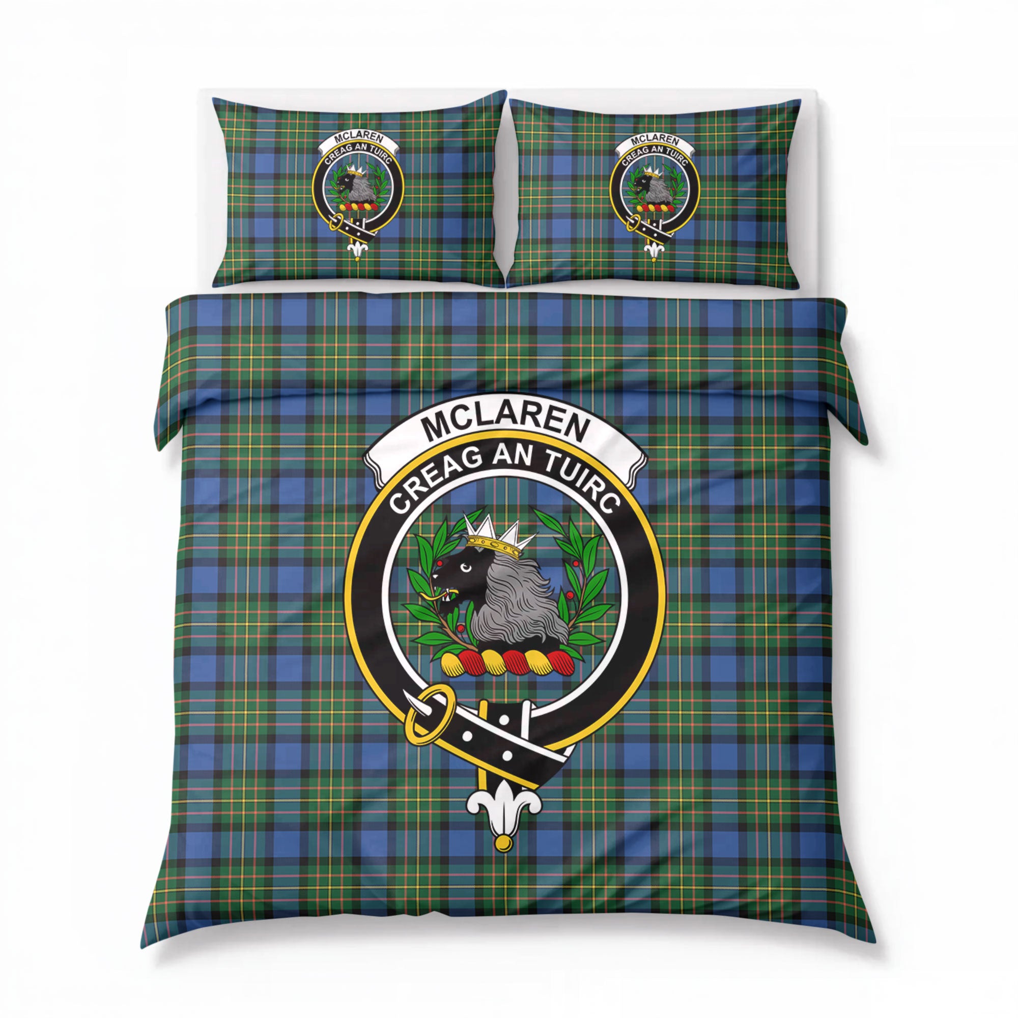 McLaren Ancient Tartan Crest Bedding Set