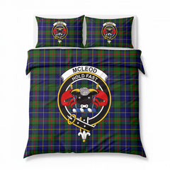 McLeod of Harris Modern Tartan Crest Bedding Set