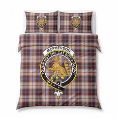 McPherson Hunting Ancient Tartan Crest Bedding Set