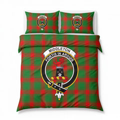 Middleton Modern Tartan Crest Bedding Set