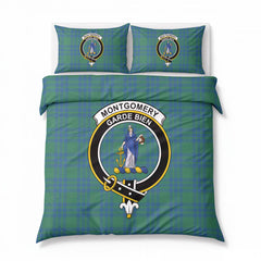 Montgomery Ancient Tartan Crest Bedding Set