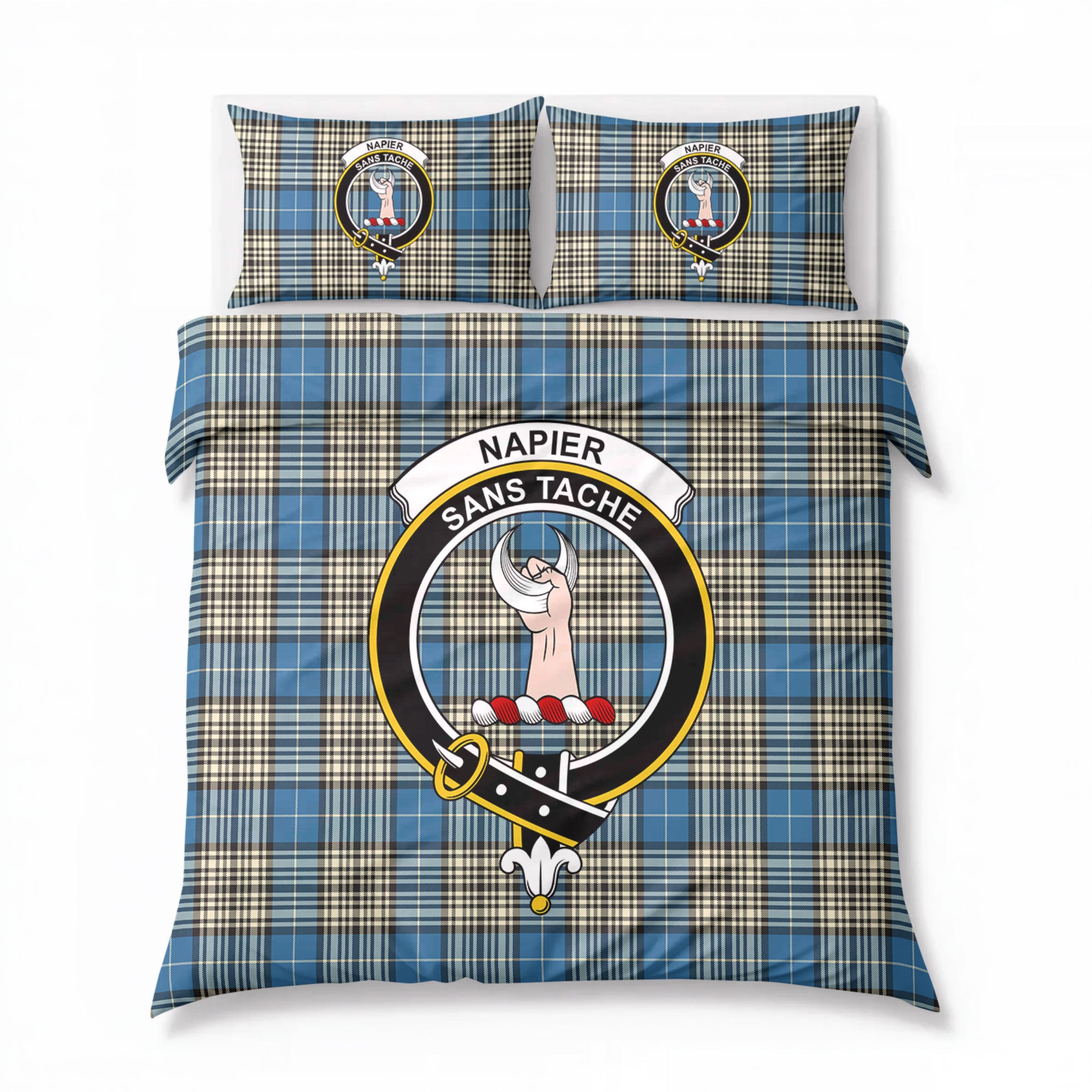 Napier Ancient Tartan Crest Bedding Set